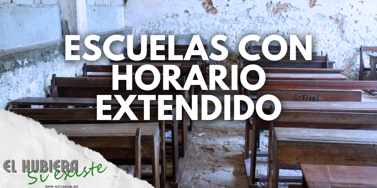 Escuelas con horario extendido ft Dra. Rocío Naveja