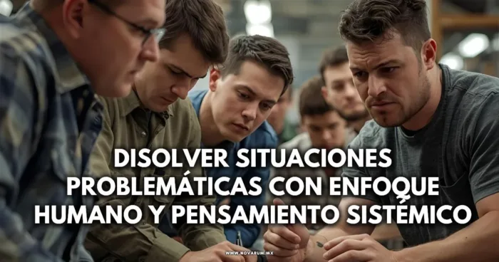 Disolver situaciones problemáticas con enfoque humano y pensamiento sistémico