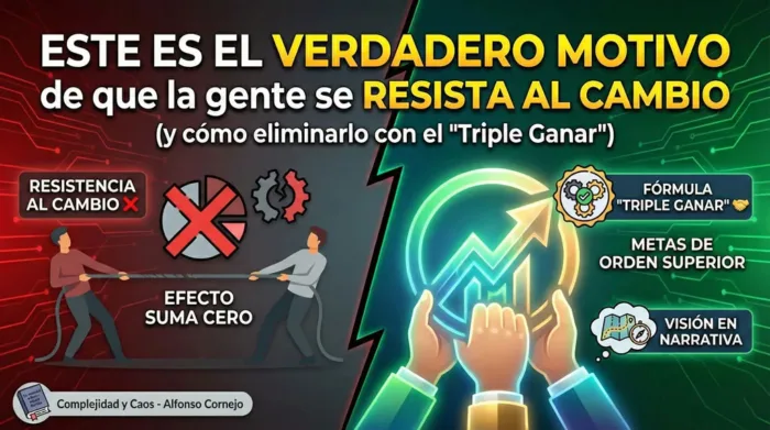 ESTE ES EL VERDADERO MOTIVO de que la gente se RESISTA AL CAMBIO (y cómo eliminarlo con el 'Triple Ganar')