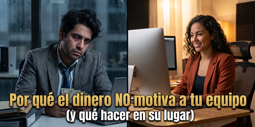 Por qué el dinero NO motiva a tu equipo (y qué hacer en su lugar)