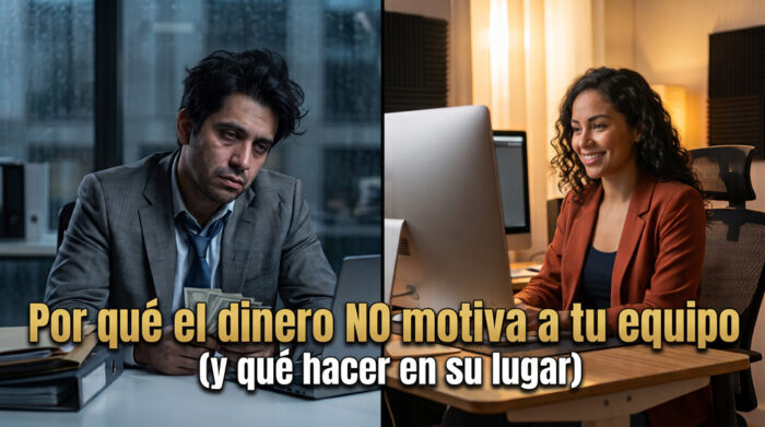 Por qué el dinero NO motiva a tu equipo (y qué hacer en su lugar)