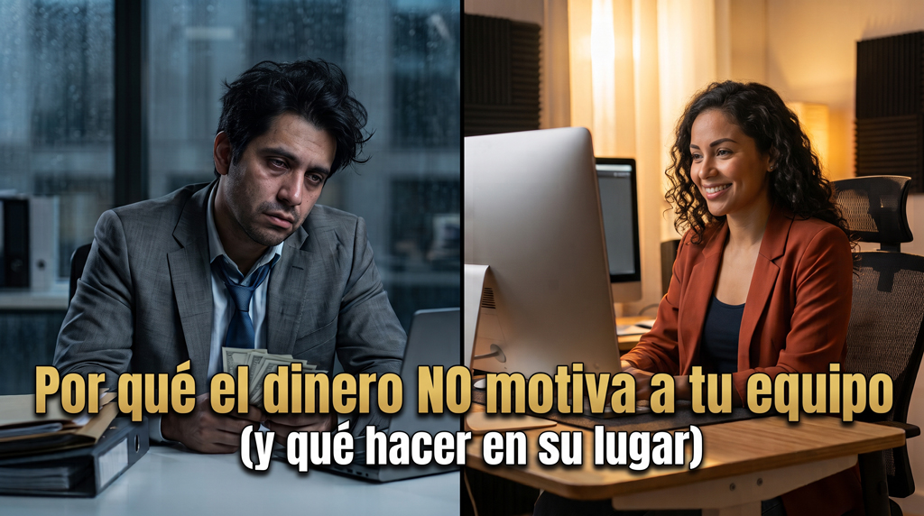 Por qué el dinero NO motiva a tu equipo (y qué hacer en su lugar)